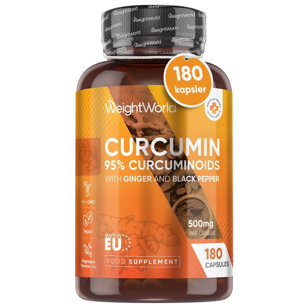 WeightWorld Curcumin + Ingefær Kapsler 500 mg