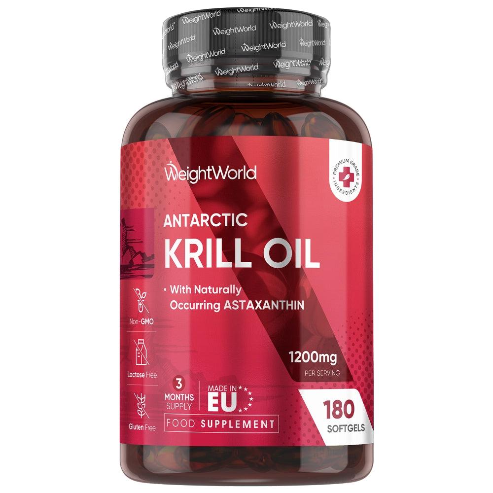 WeightWorld Krillolie 1200mg, 180 kapsler