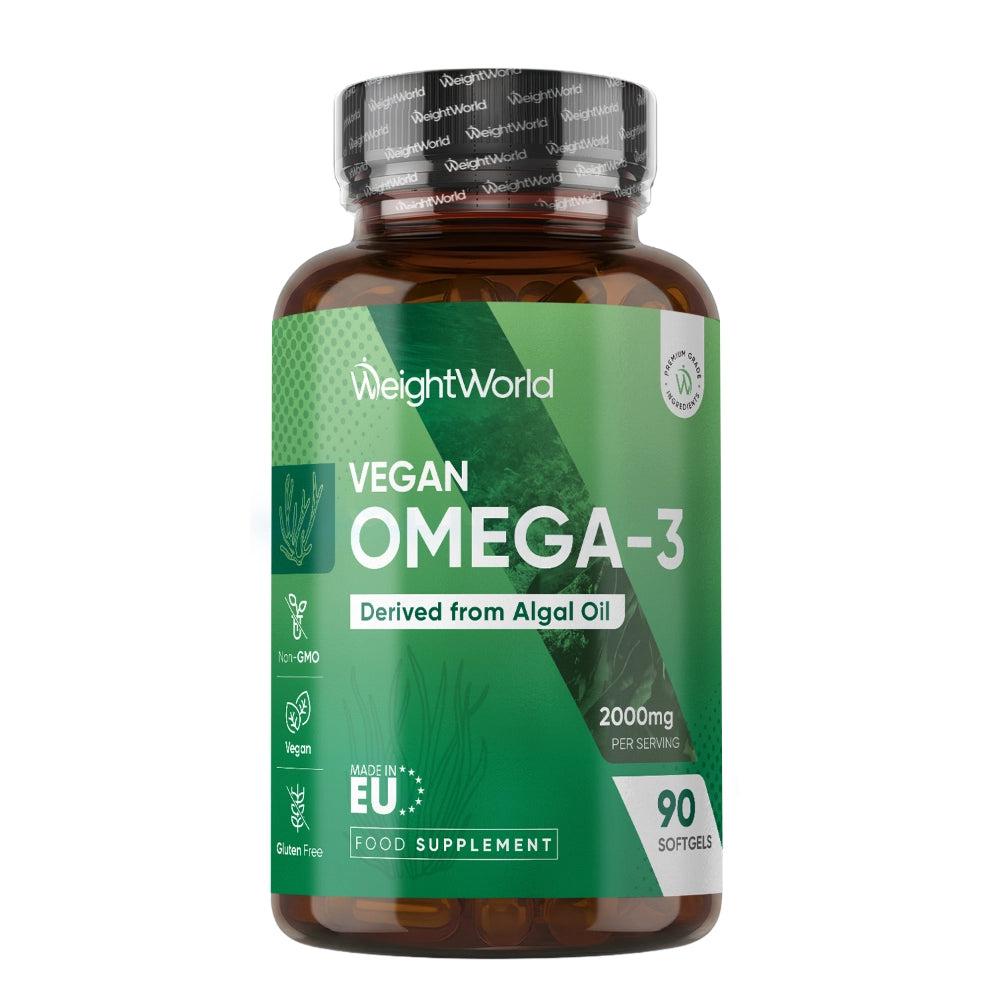 WeightWorld Vegansk Omega-3 2000mg, 90 kapsler