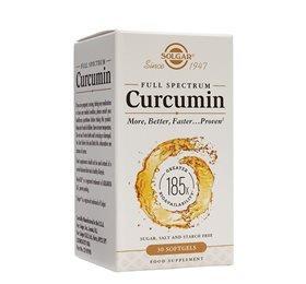 Solgar Full Spectrum Curcumin, 30 flydende kapsler