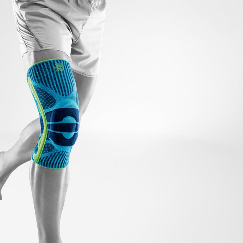 Bauerfeind Sports Knee Support strikbandage med indbygget pelotte